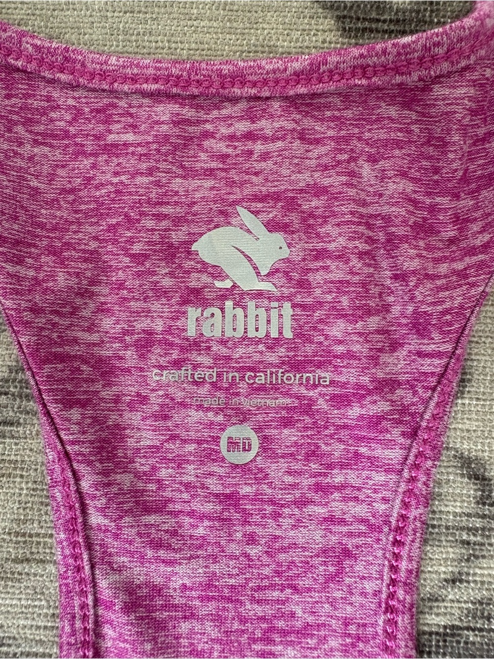 Rabbit EZ Tank Purple Orchid Racerback Running Tank M - Picture 10 of 10